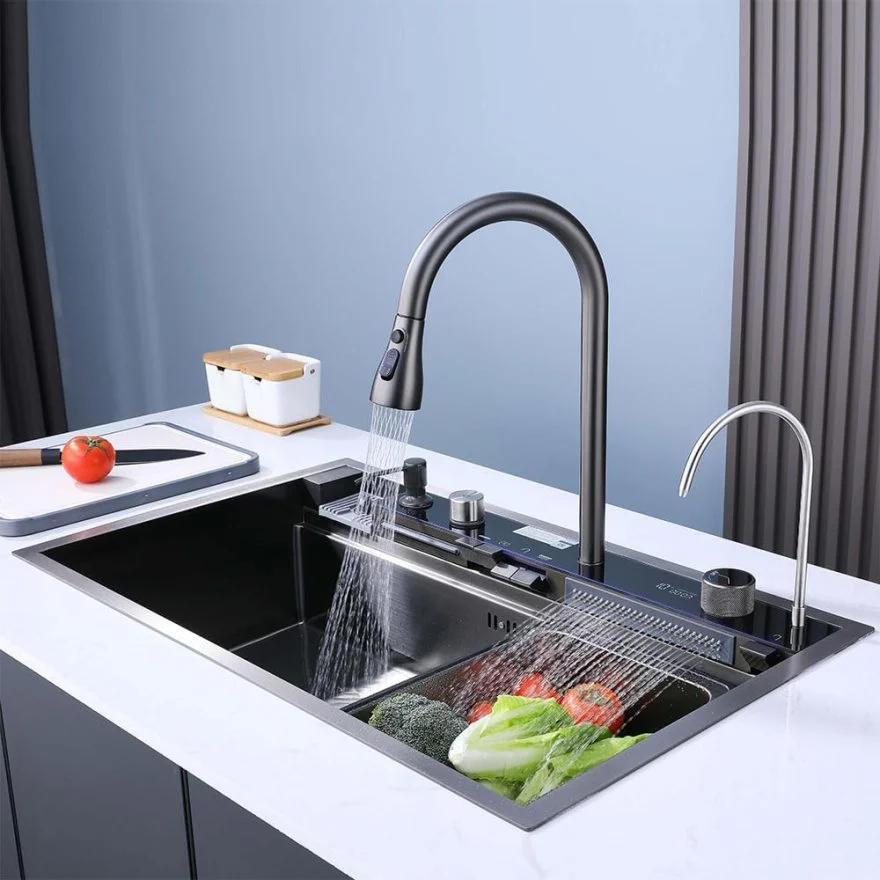 Waterfall Kitchen Sink